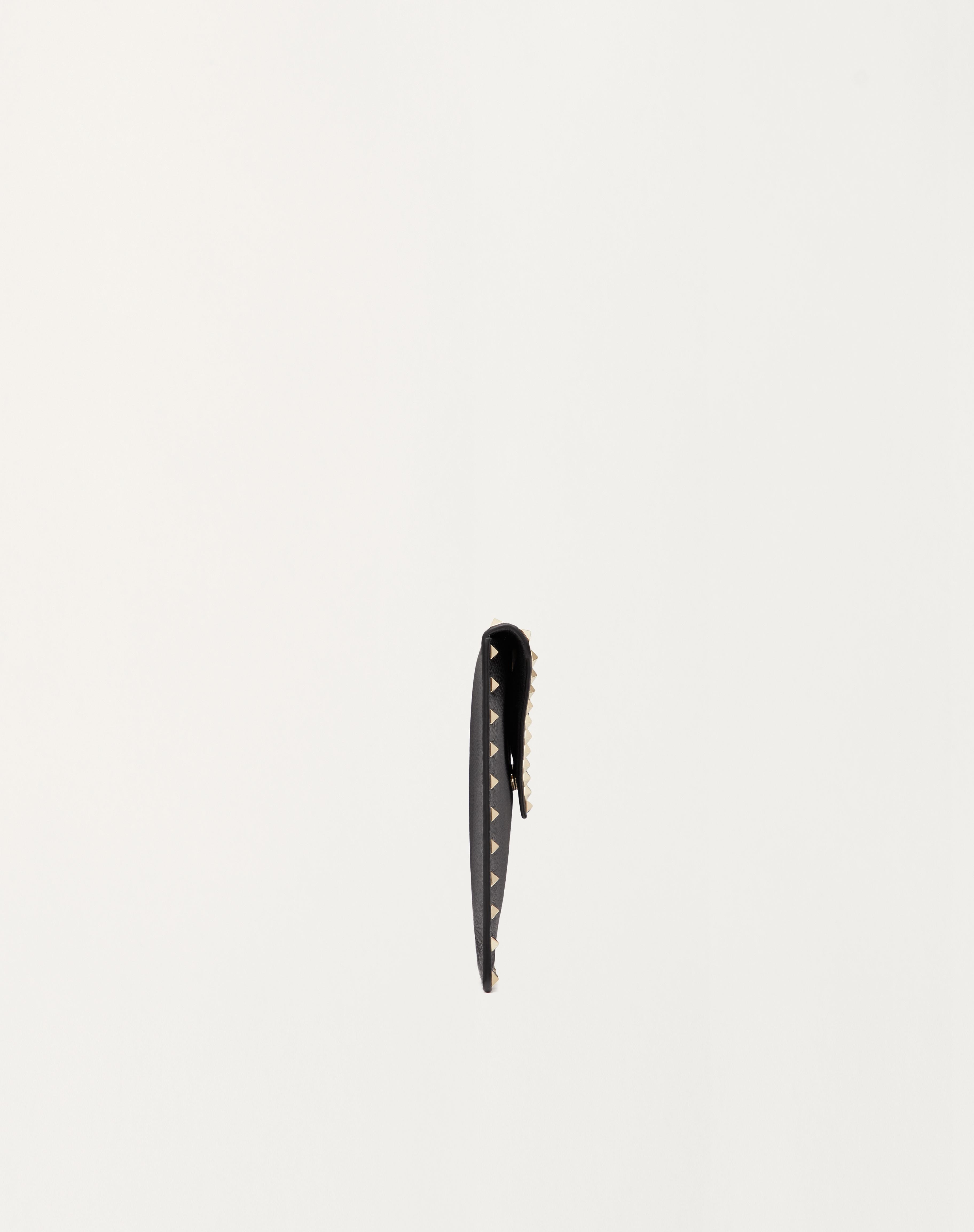 ROCKSTUD GRAINY CALFSKIN ENVELOPE POUCH - 3