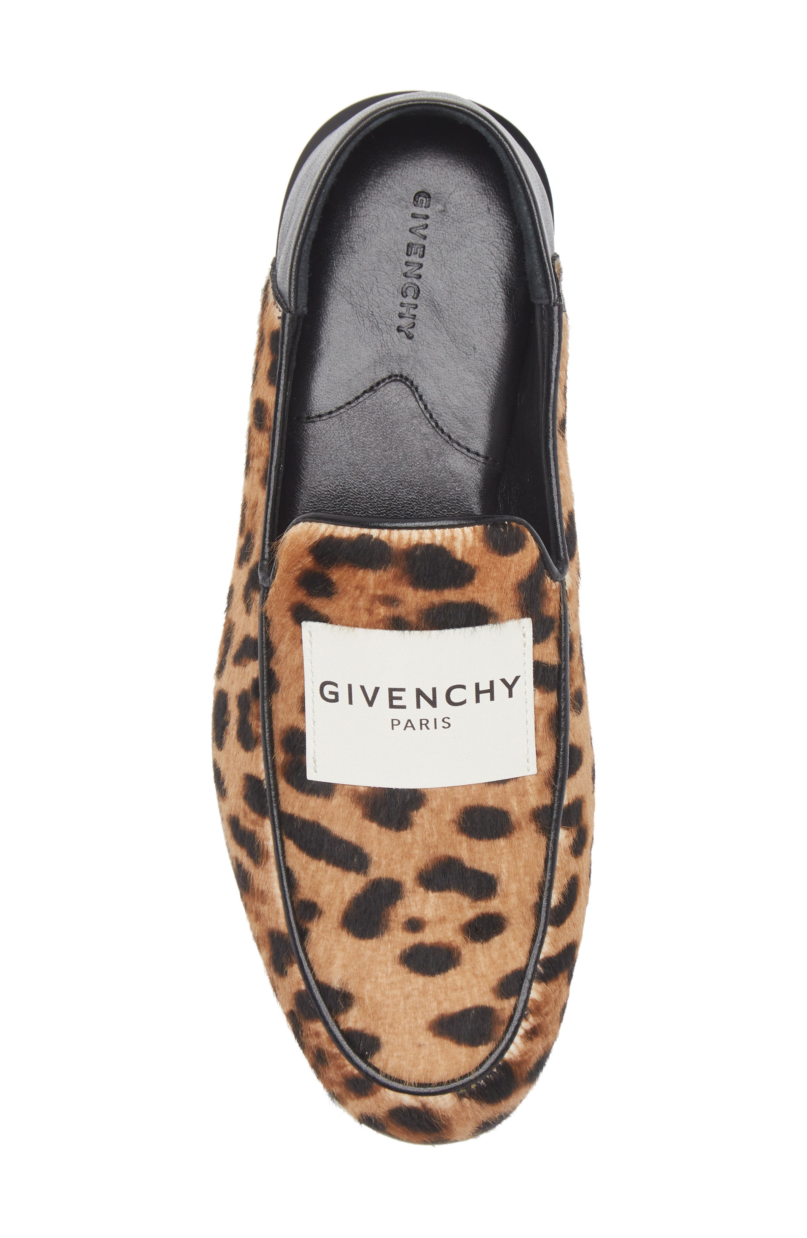 Givenchy Label Convertible Loafer in Black/Beige Calf Hair at Nordstrom - 5