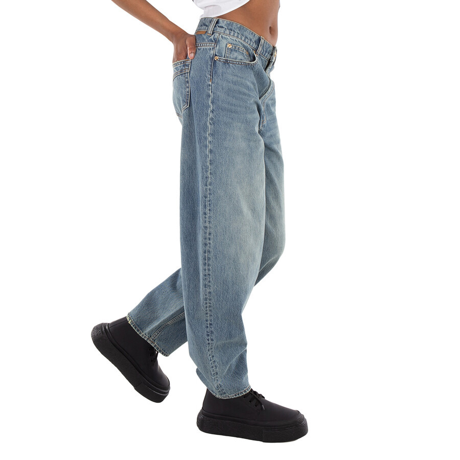 Zimmermann Illustration Barrel Cotton Denim Jeans - 2