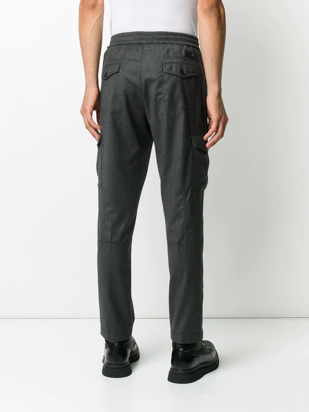 ankle length straight trousers  - 4