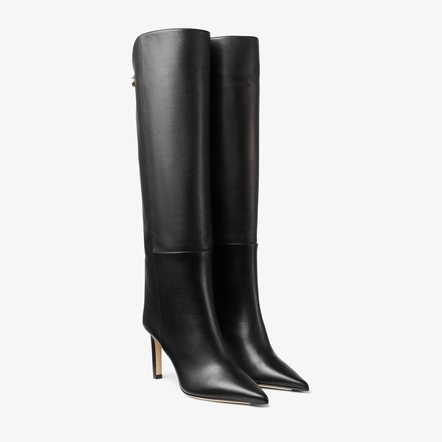 Alizze Knee Boot 85
Black Smooth Leather Knee-High Boots - 3