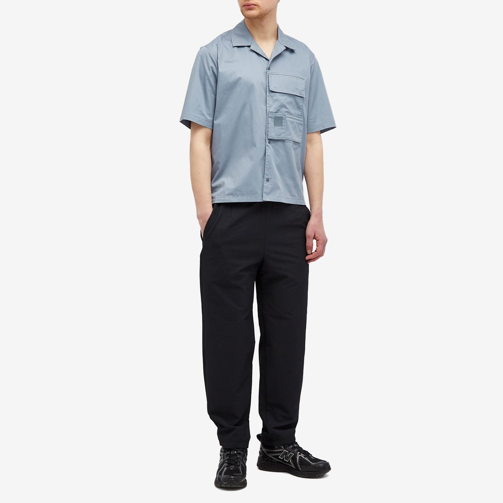 C.P. Company Metropolis Gabardine S/S Shirt - 4