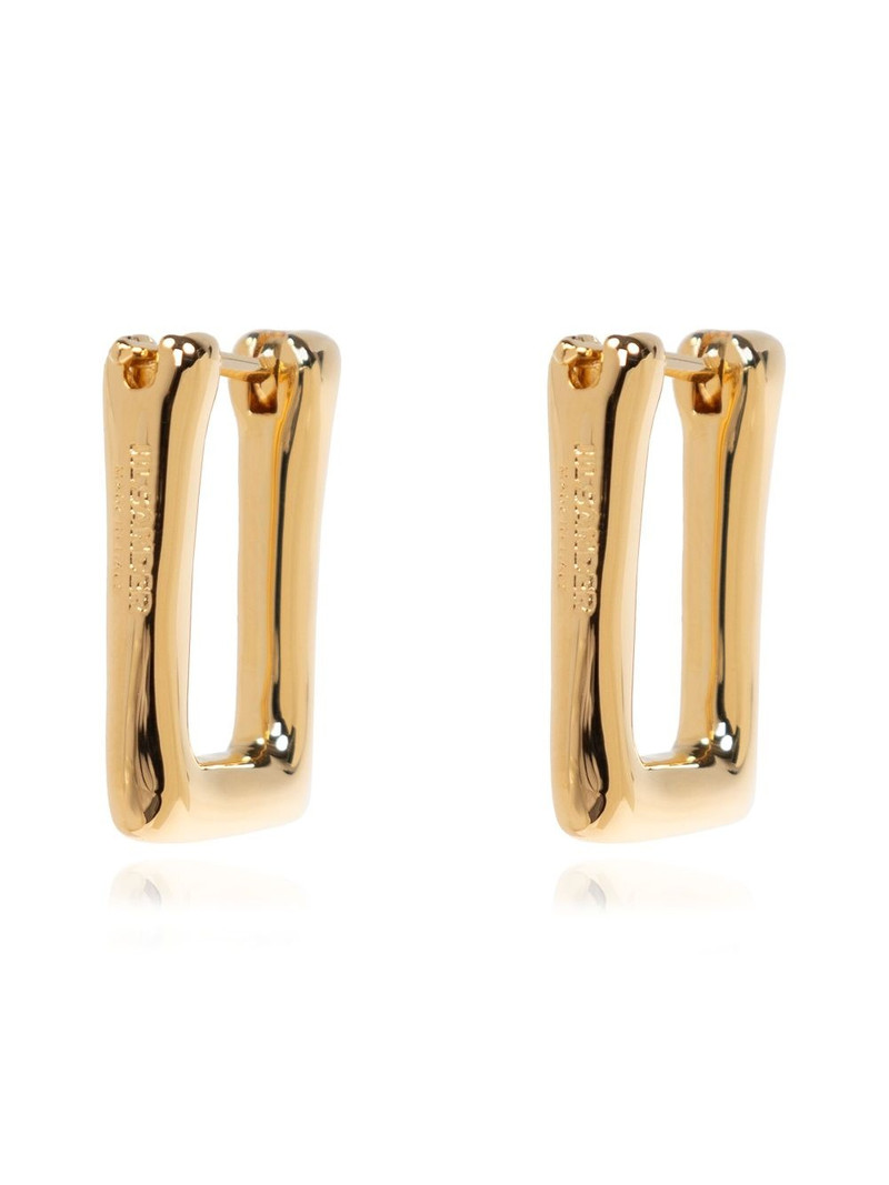 Jil Sander rectangle earrings outlook