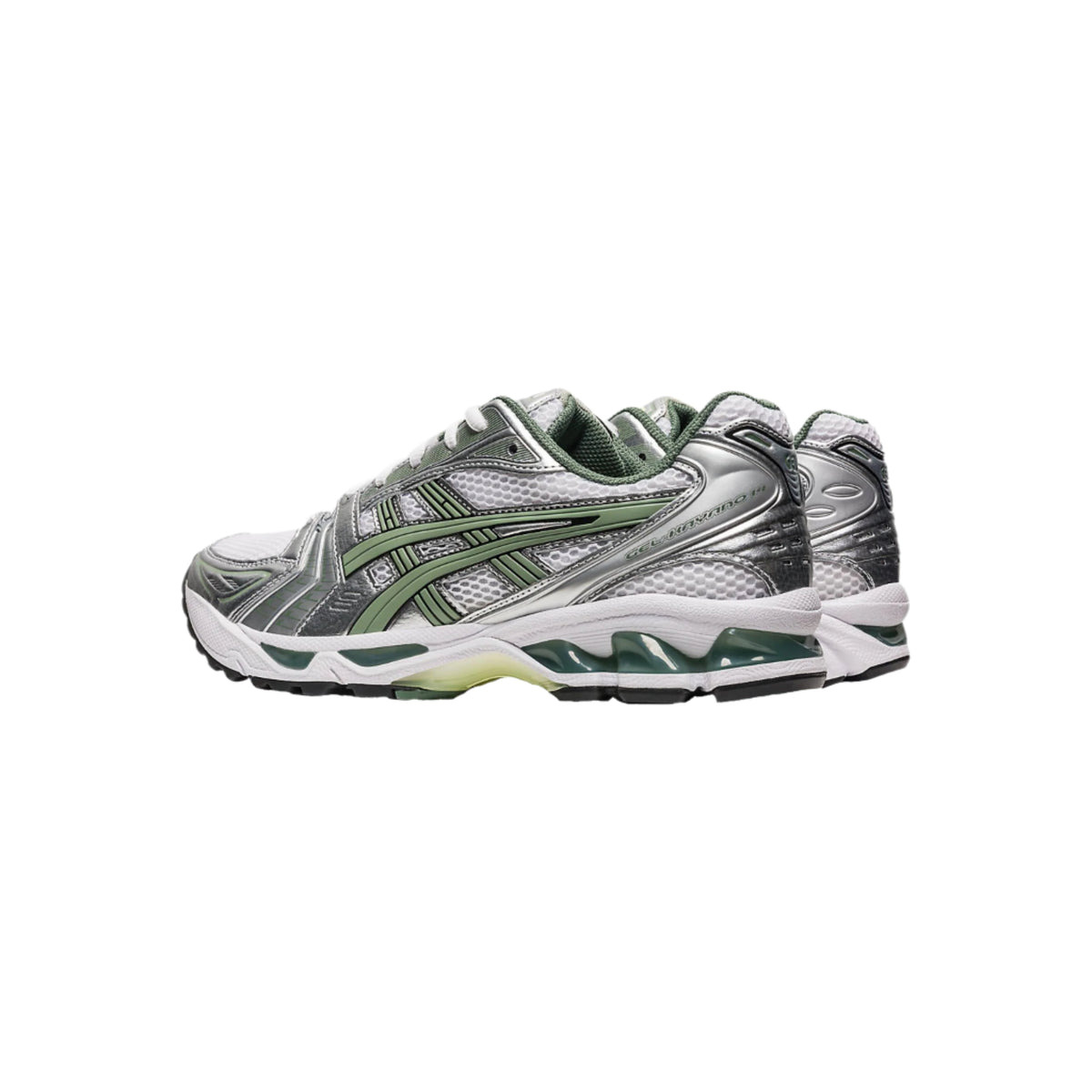 GEL-KAYANO 14 SNEAKERS (WHITE/SLATE GREY) - 4