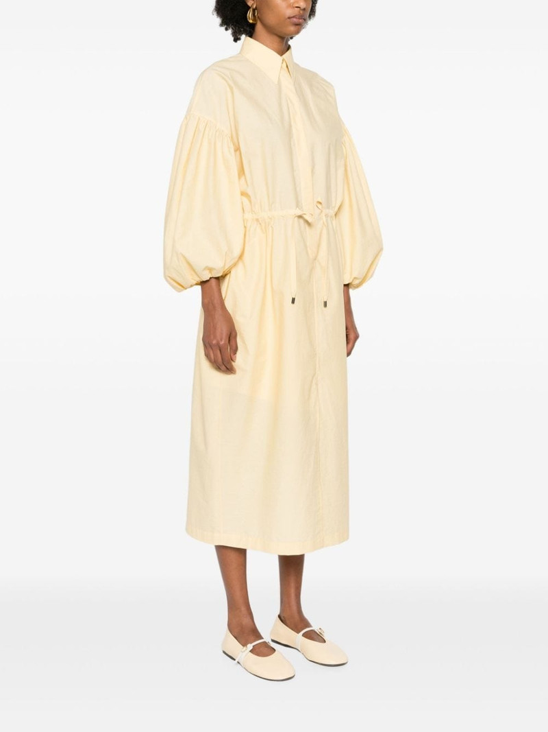 balloon-sleeve shirt maxi dress 3