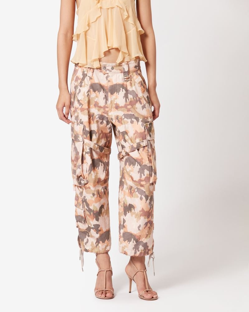 ELORE PRINTED COTTON TROUSERS - 4