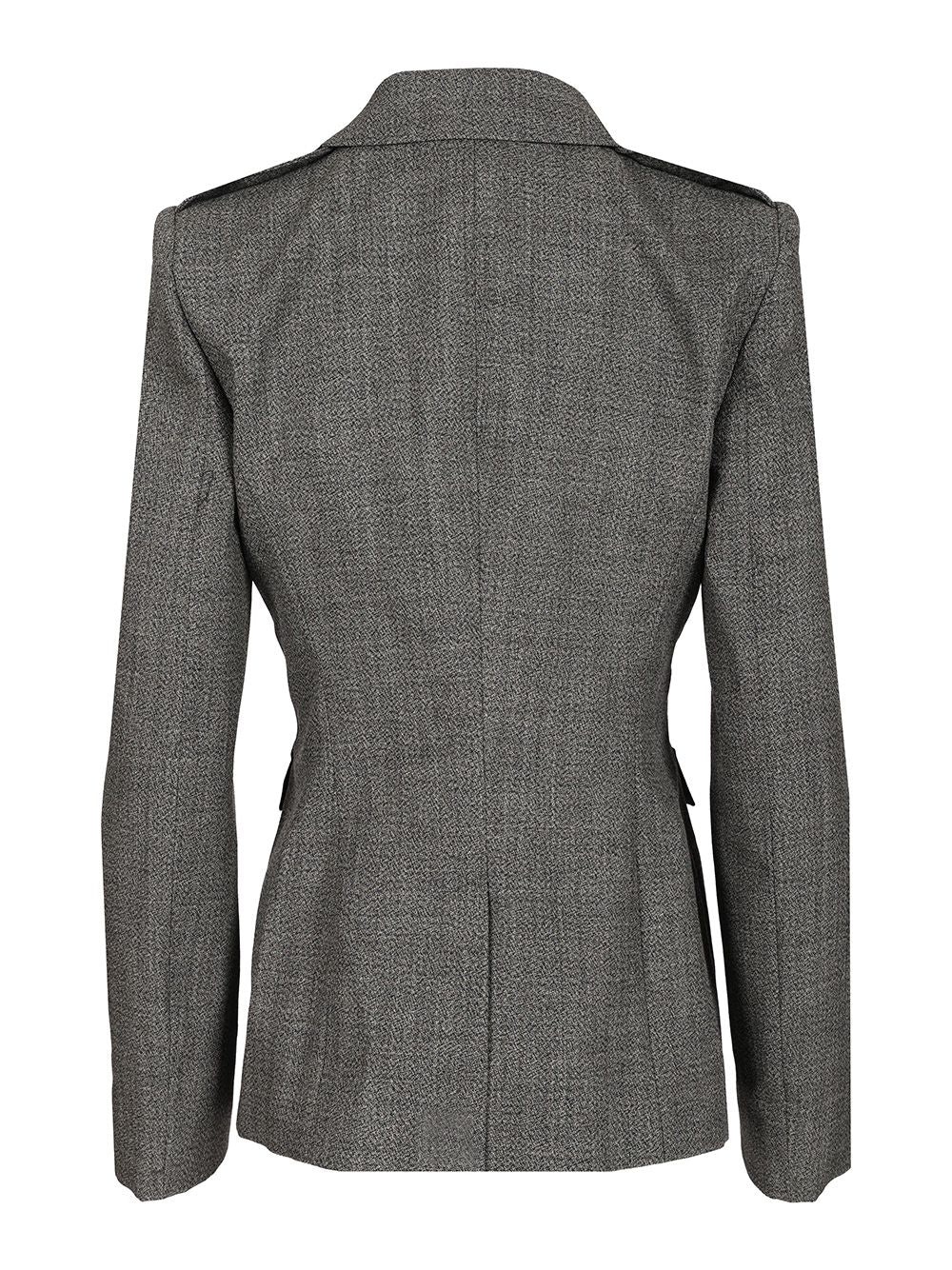 Uniform-Style Jacket Jackets Grey - 2