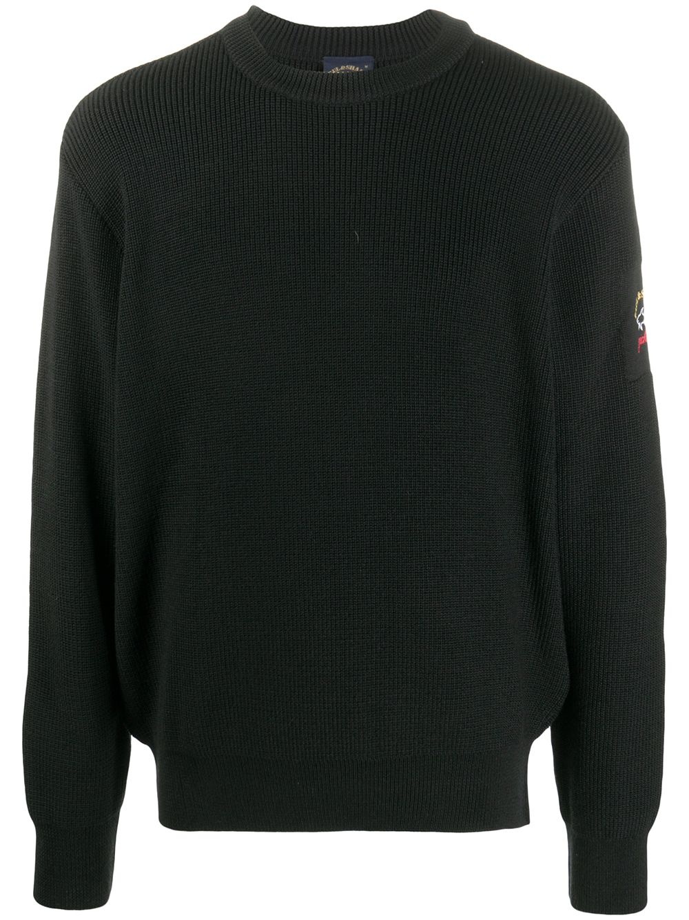 ribbed round-neck jumper - 1