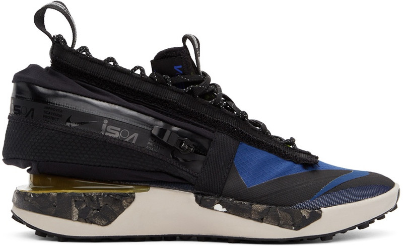 Blue & Black ISPA Drifter Gator Sneakers - 1