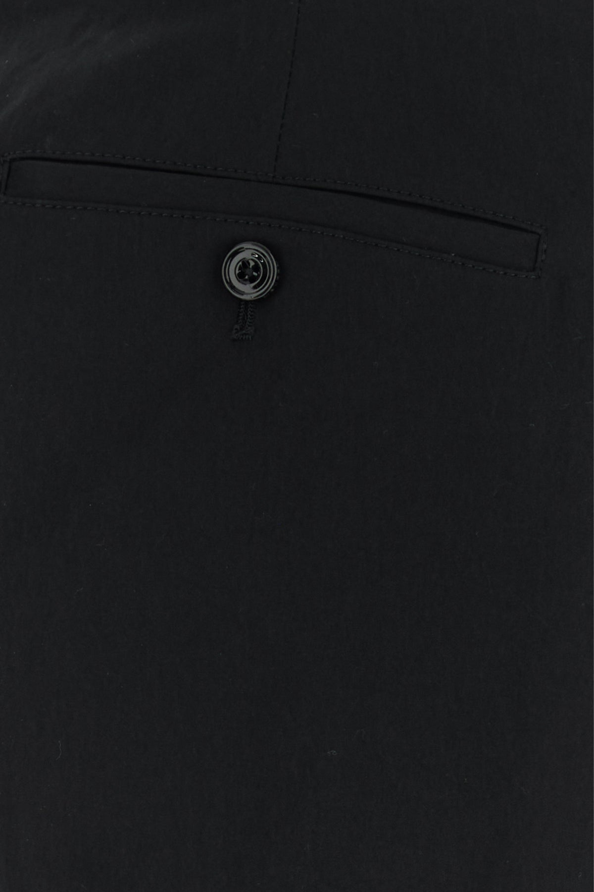 Black cotton blend pant - 5