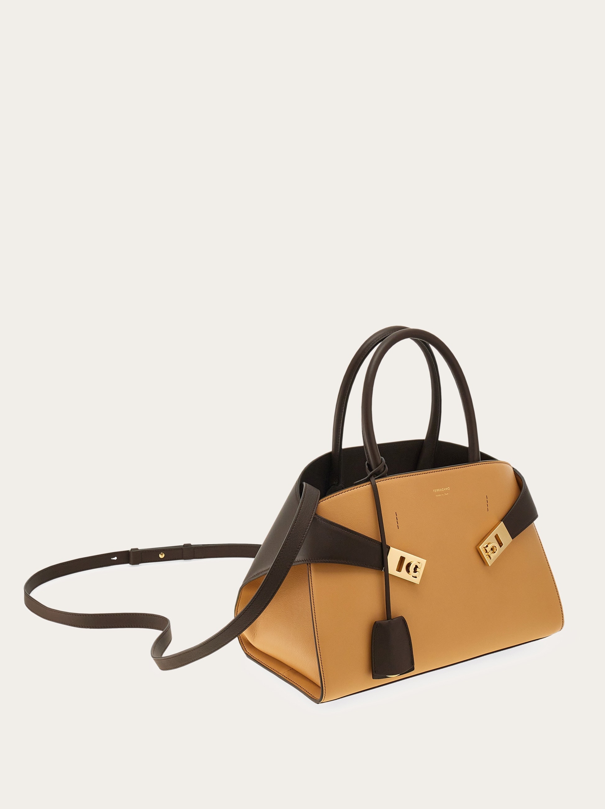 Hug bicolor handbag (S) - 5