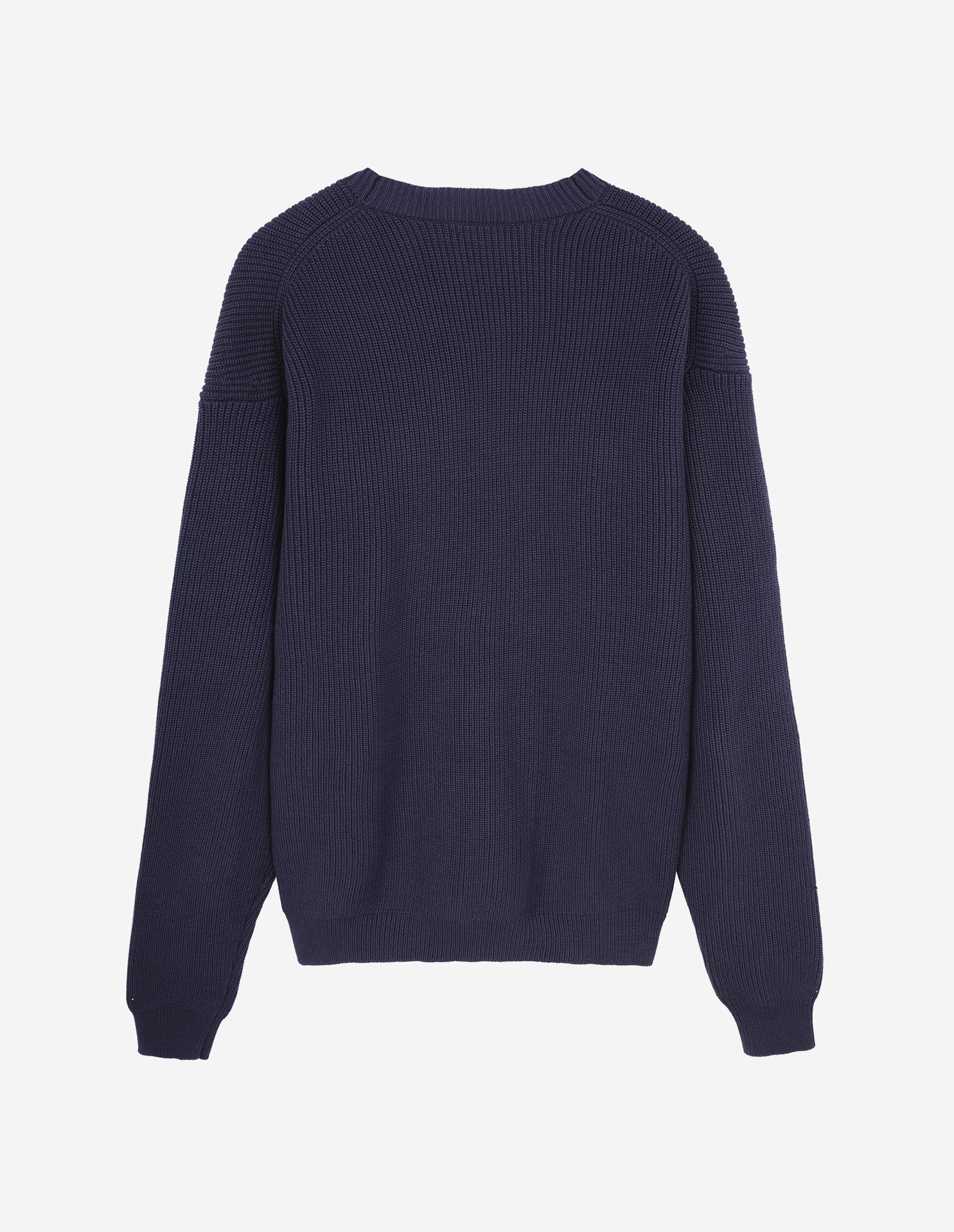 BOLD FOX HEAD PATCH  COMFORT RIBBED CARDIGAN - 6