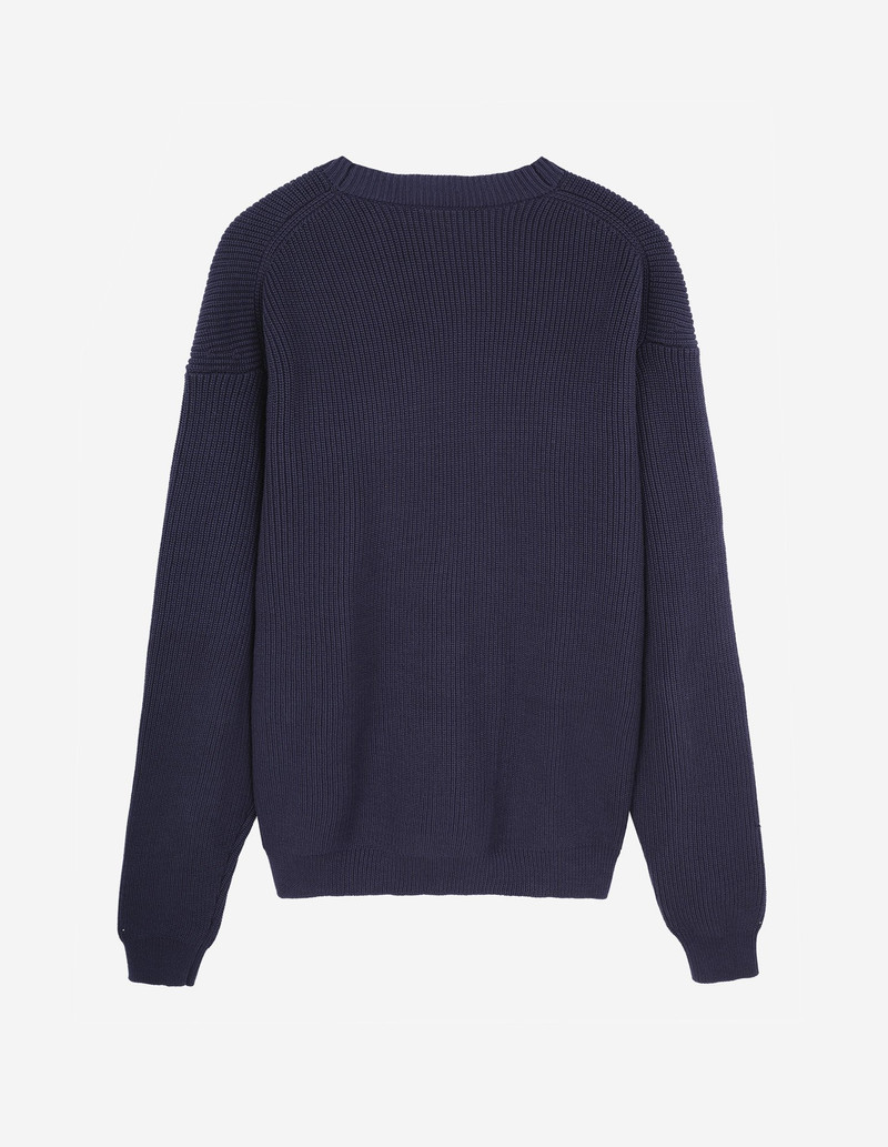 BOLD FOX HEAD PATCH COMFORT RIBBED CARDIGAN 6