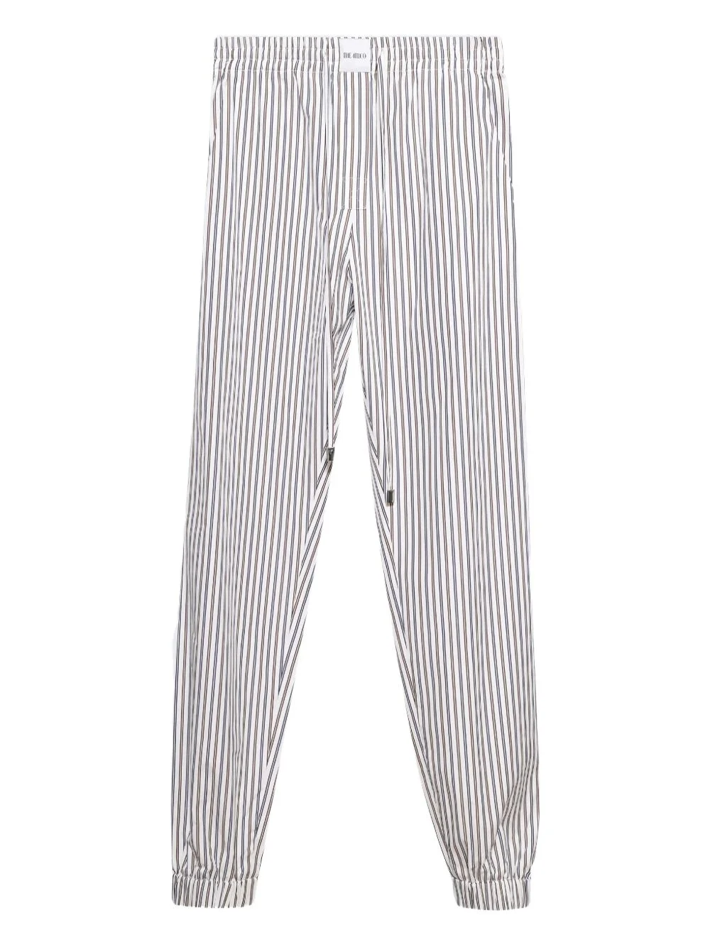 striped drawstring long pant - 1