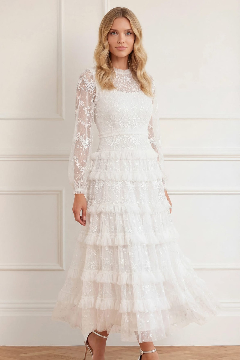 Needle & Thread Blossom Lace Ankle Gown outlook