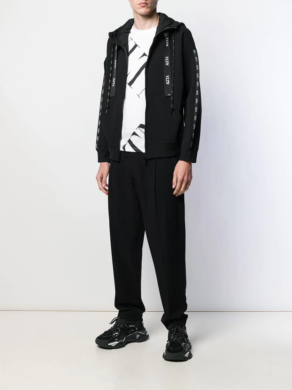 VLTN logo hooded jacket - 2