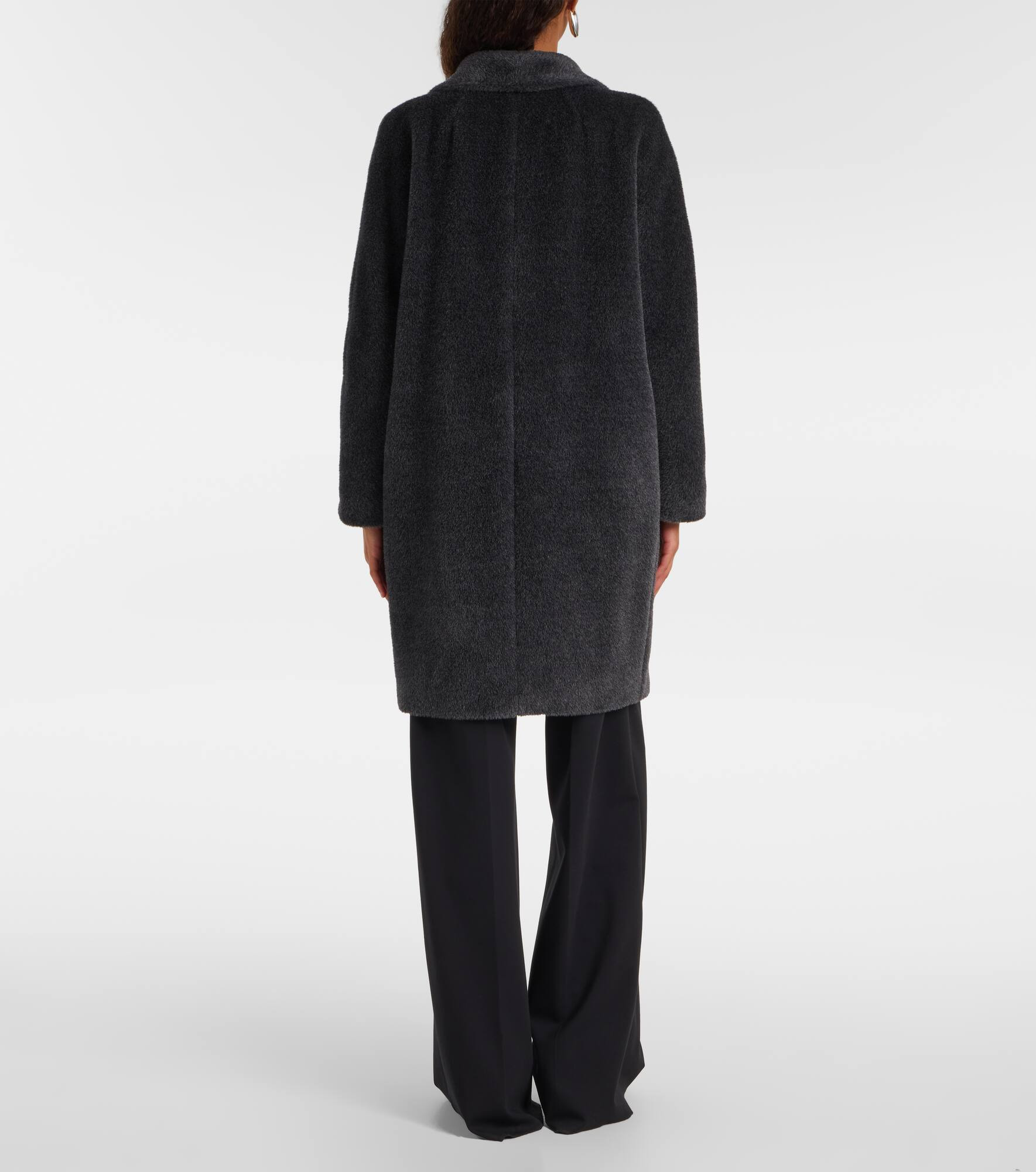 Roseto alpaca and wool coat - 3