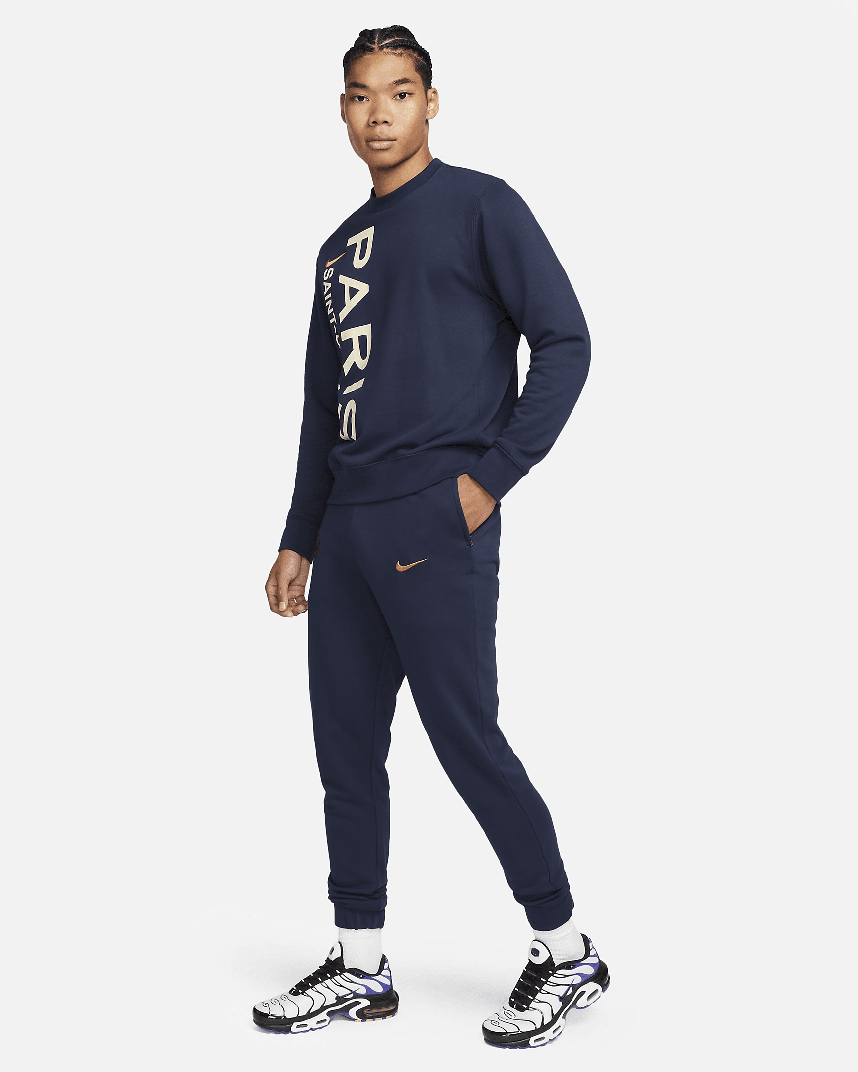 Paris Saint-Germain Nike Men's Soccer French Terry Pants - 7