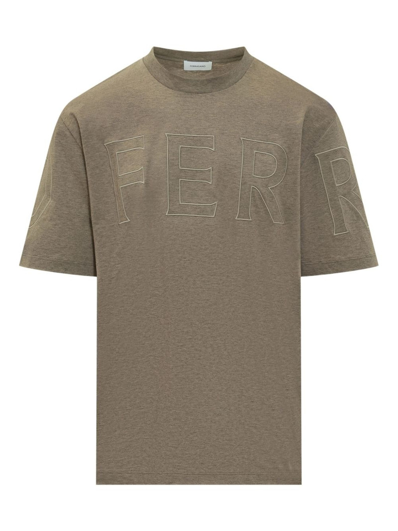 logo-detail cotton T-shirt 1