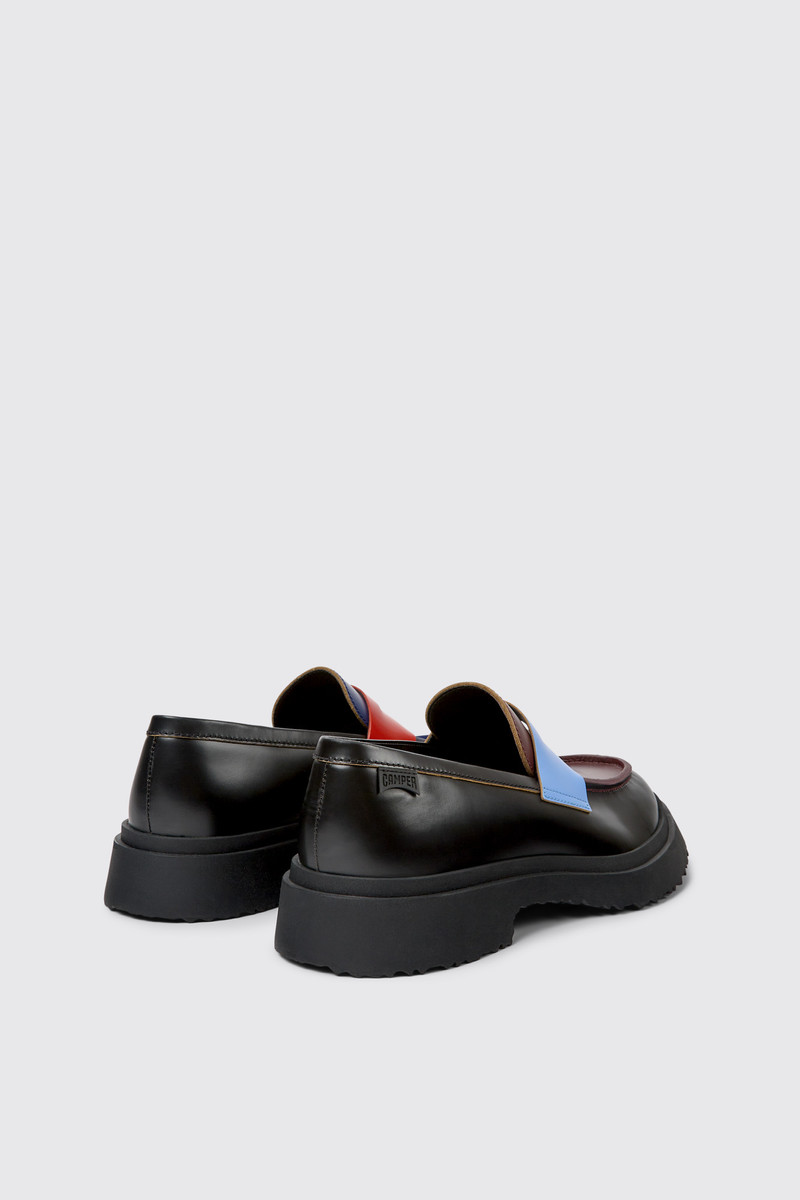 CAMPERLAB Black leather loafers for men outlook