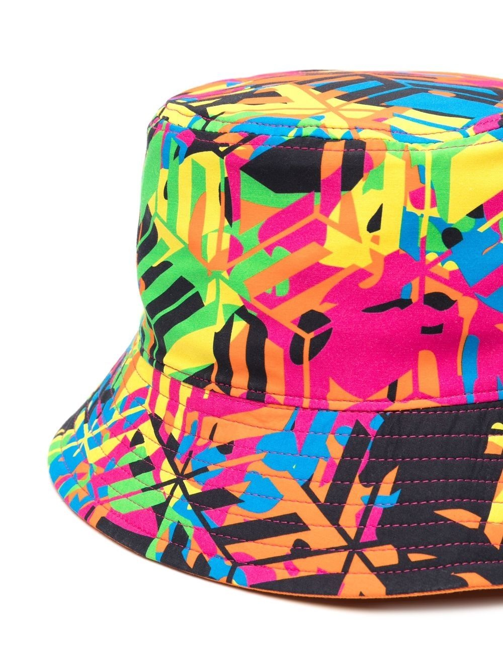 Cubic monogram-print bucket hat - 2