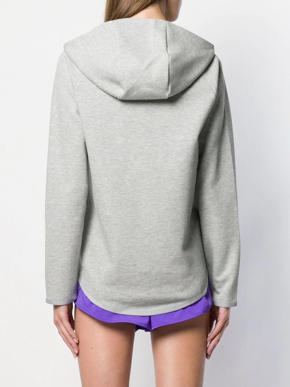 zip-up cape hoodie - 4