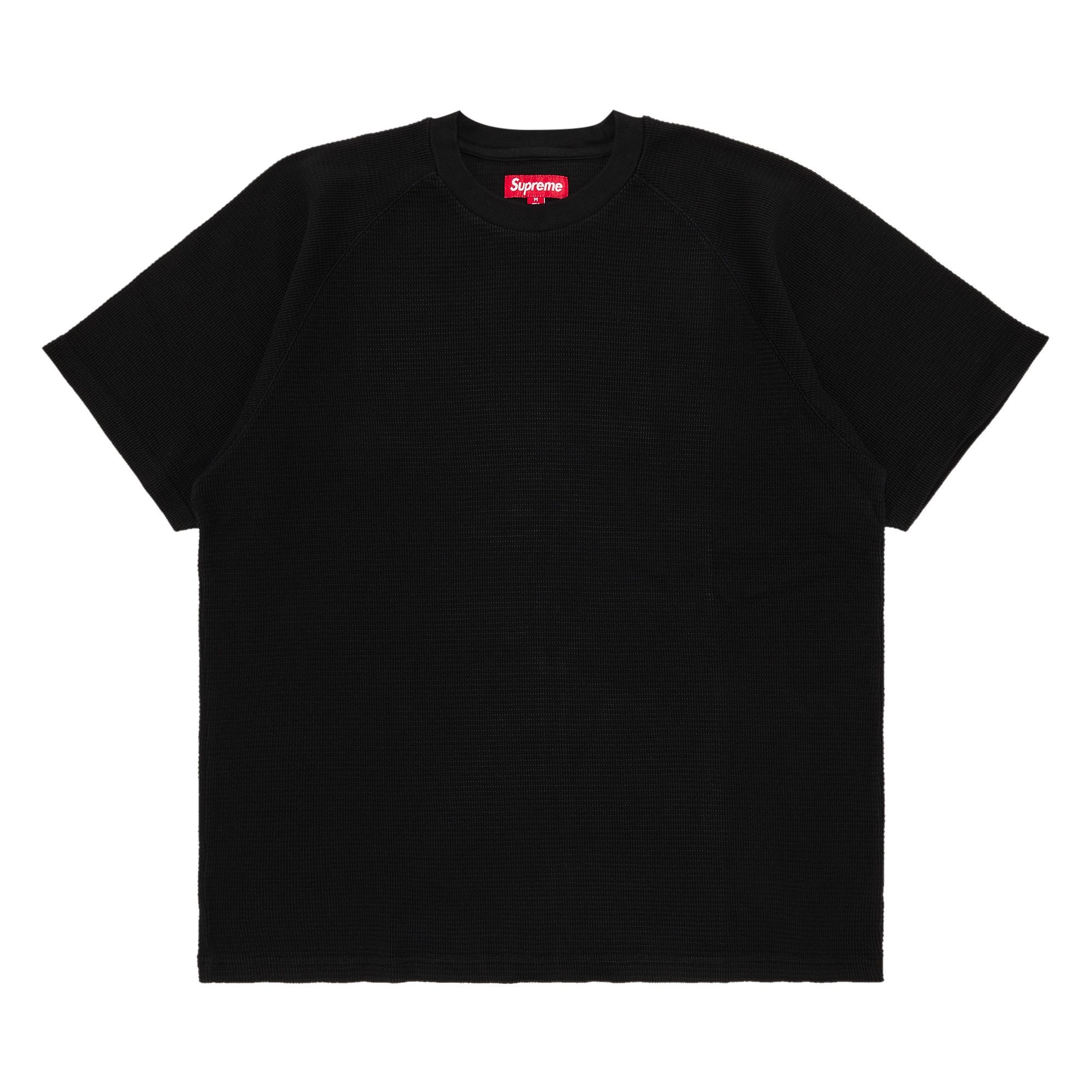 Supreme Stencil Thermal Short-Sleeve Top 'Black' - 1