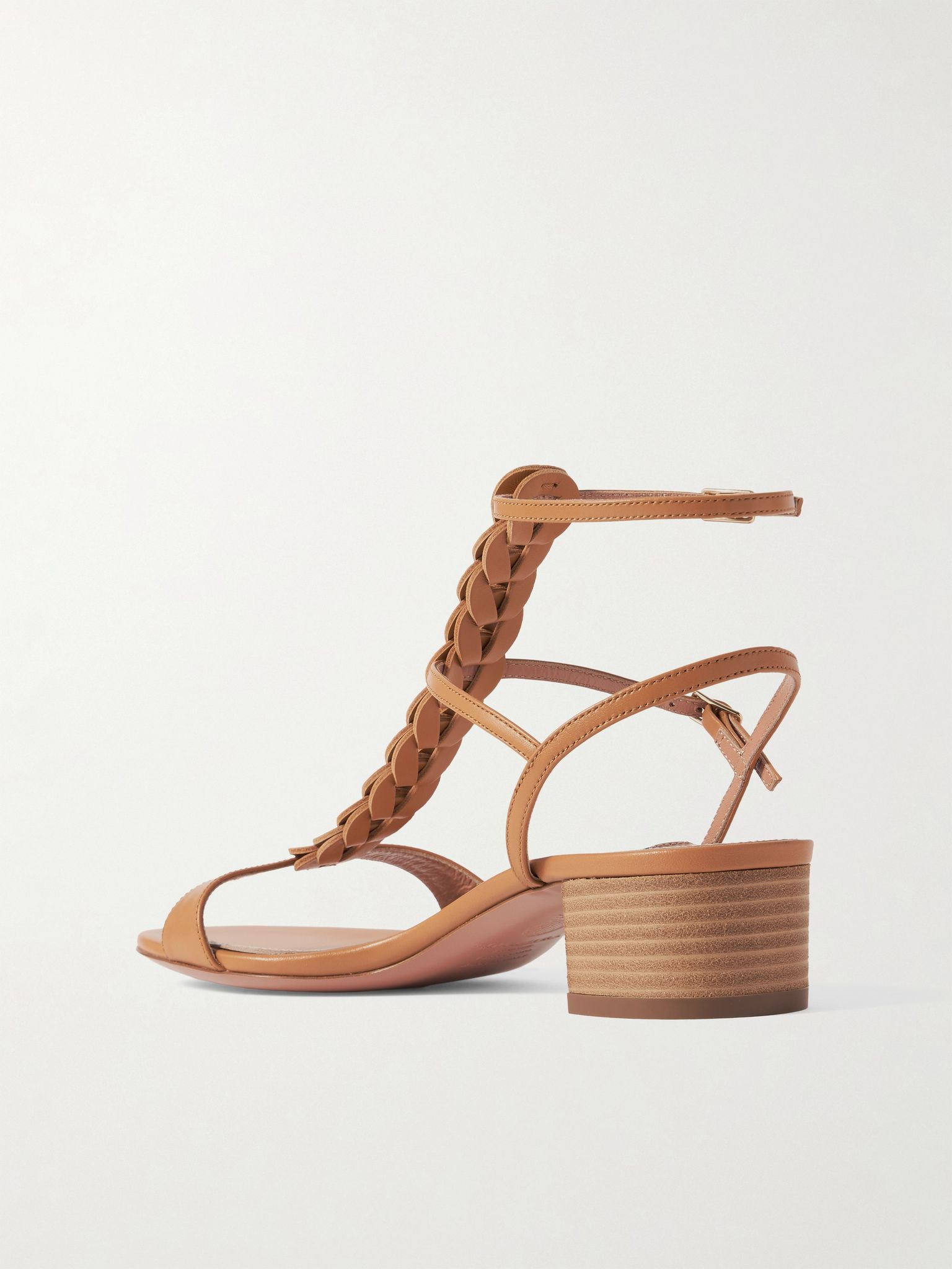 Destiny Gladiator 35 braided leather sandals Tan - 3