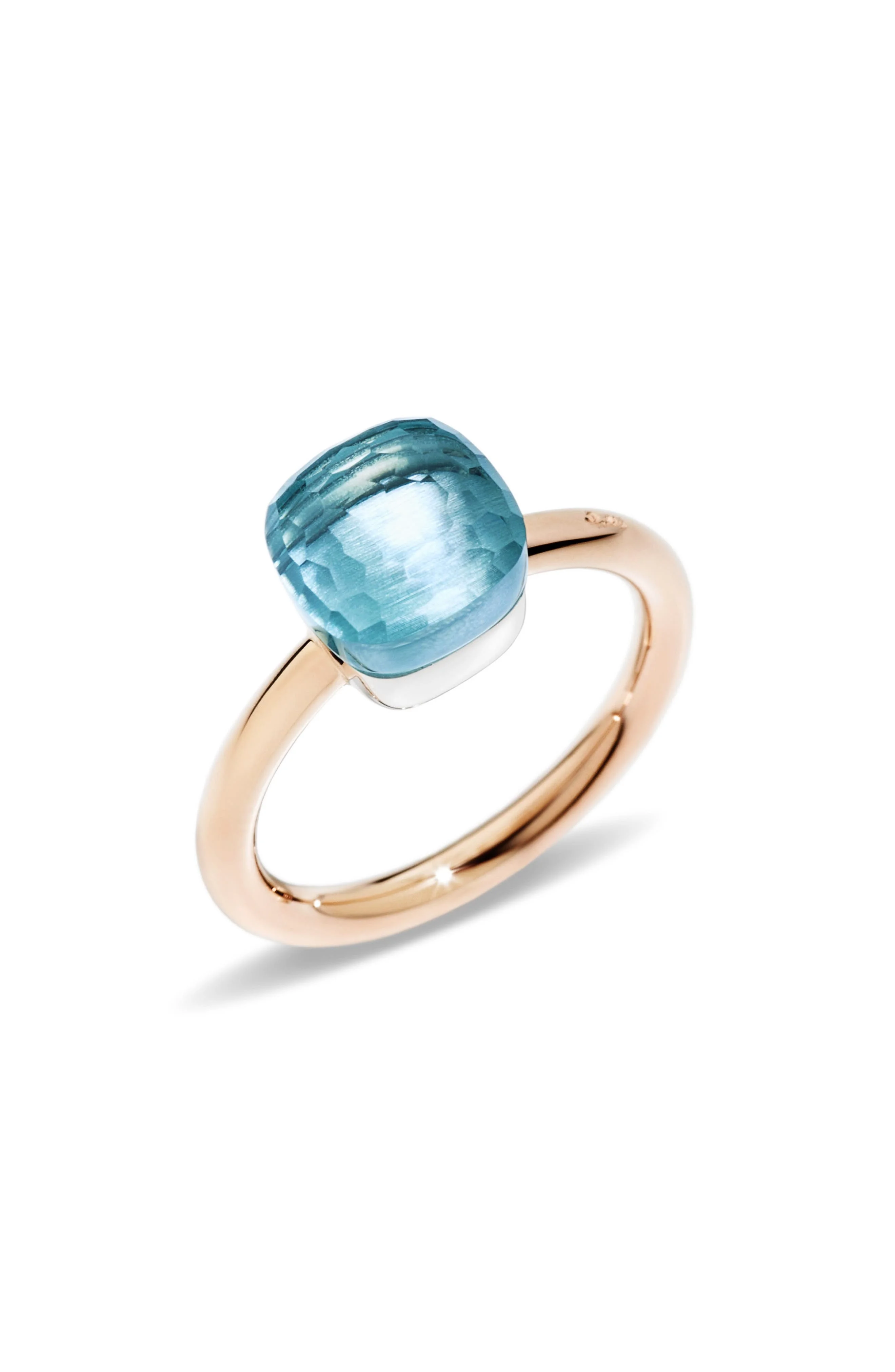 Pomellato Nudo Petit Ring in Rose Gold/Sky Blue Topaz at Nordstrom - 1