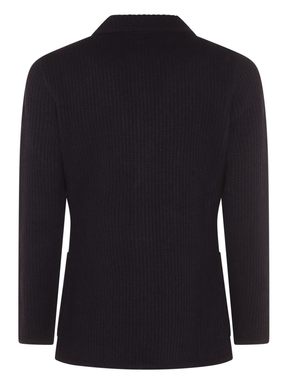 textured cashmere blazer - 2