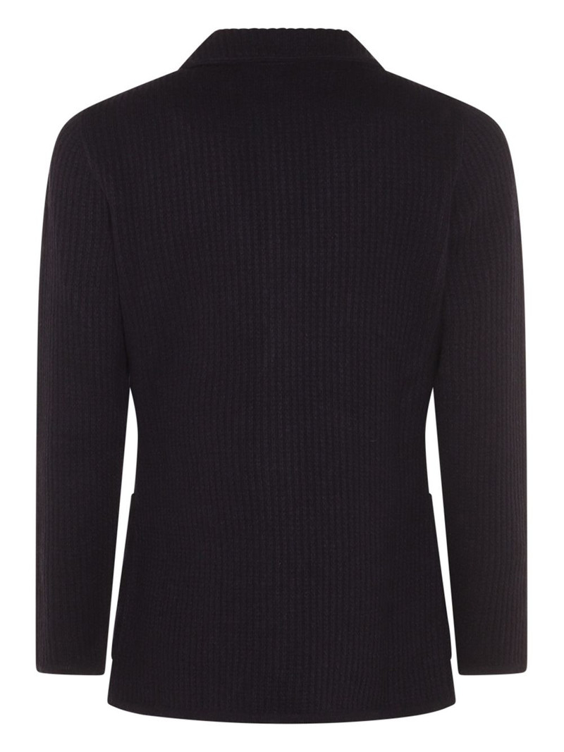 LARDINI textured cashmere blazer outlook