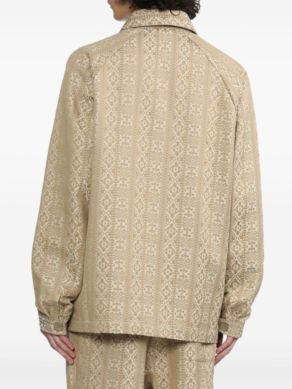 Jetmir Wallpaper-jacquard shirt jacket - 4