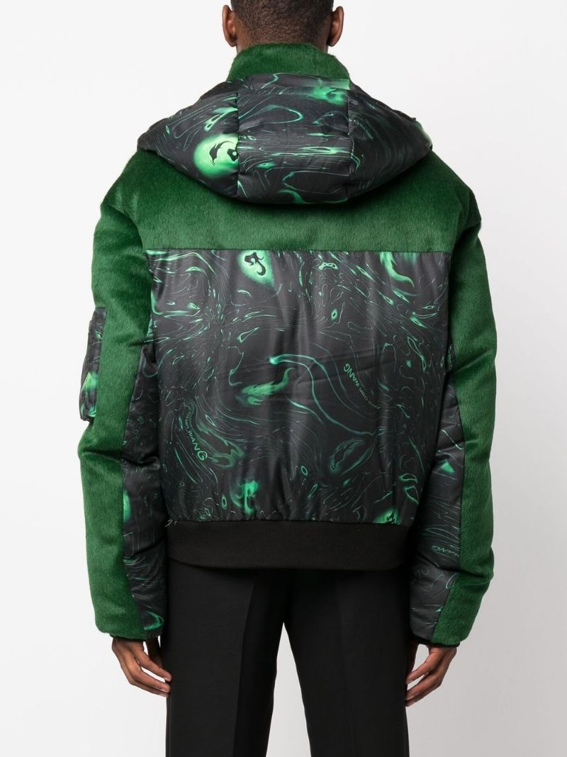 graphic-print padded jacket - 4