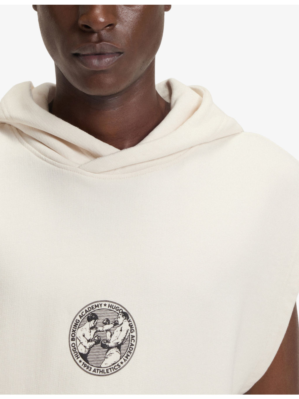 Logo-Print Relaxed-Fit Sleeveless Sweatshirt - 3