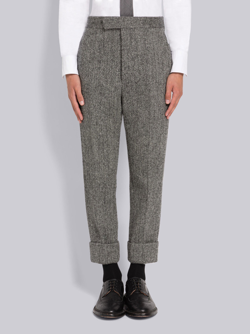 Herringbone Backstrap Trouser 1