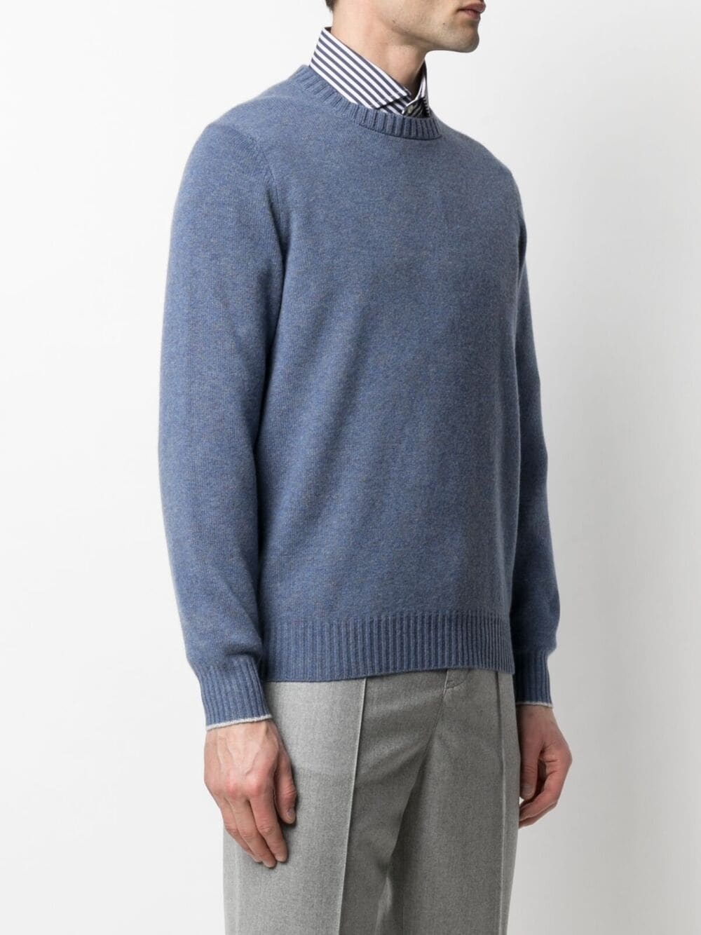 round neck cashmere jumper - 3