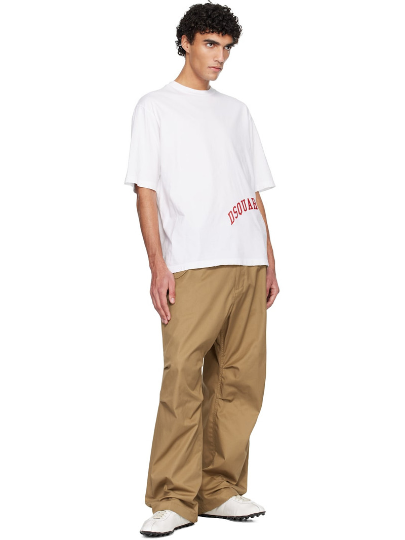 DSQUARED2 White Loose Fit T-shirt outlook