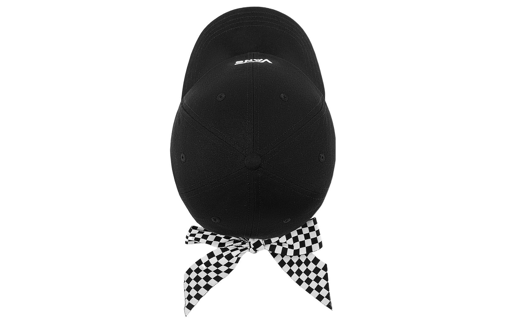 (WMNS) Vans Bow Back Hat 'Black White' VN0A4UM9Y28 - 2