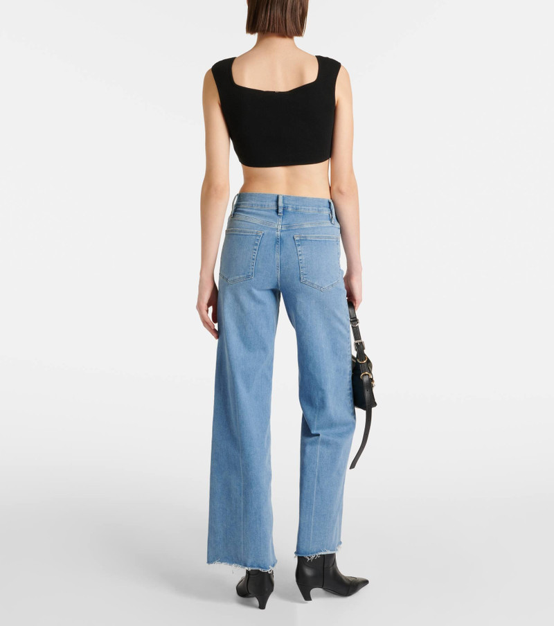 Le Slim Palazzo high-rise wide-leg jeans 3