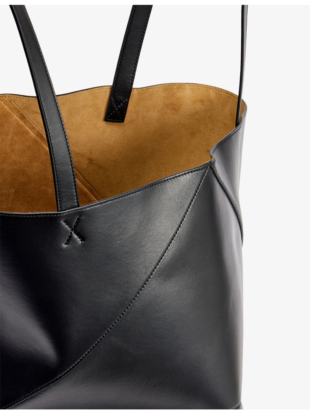 Puzzle Fold large leather tote bag - 4