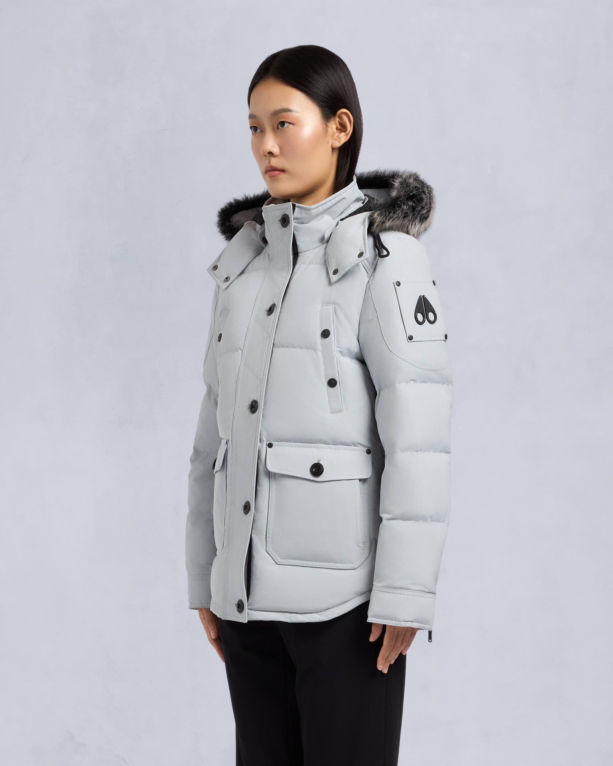 ONYX ANGUILLE SHEARLING JACKET - 3