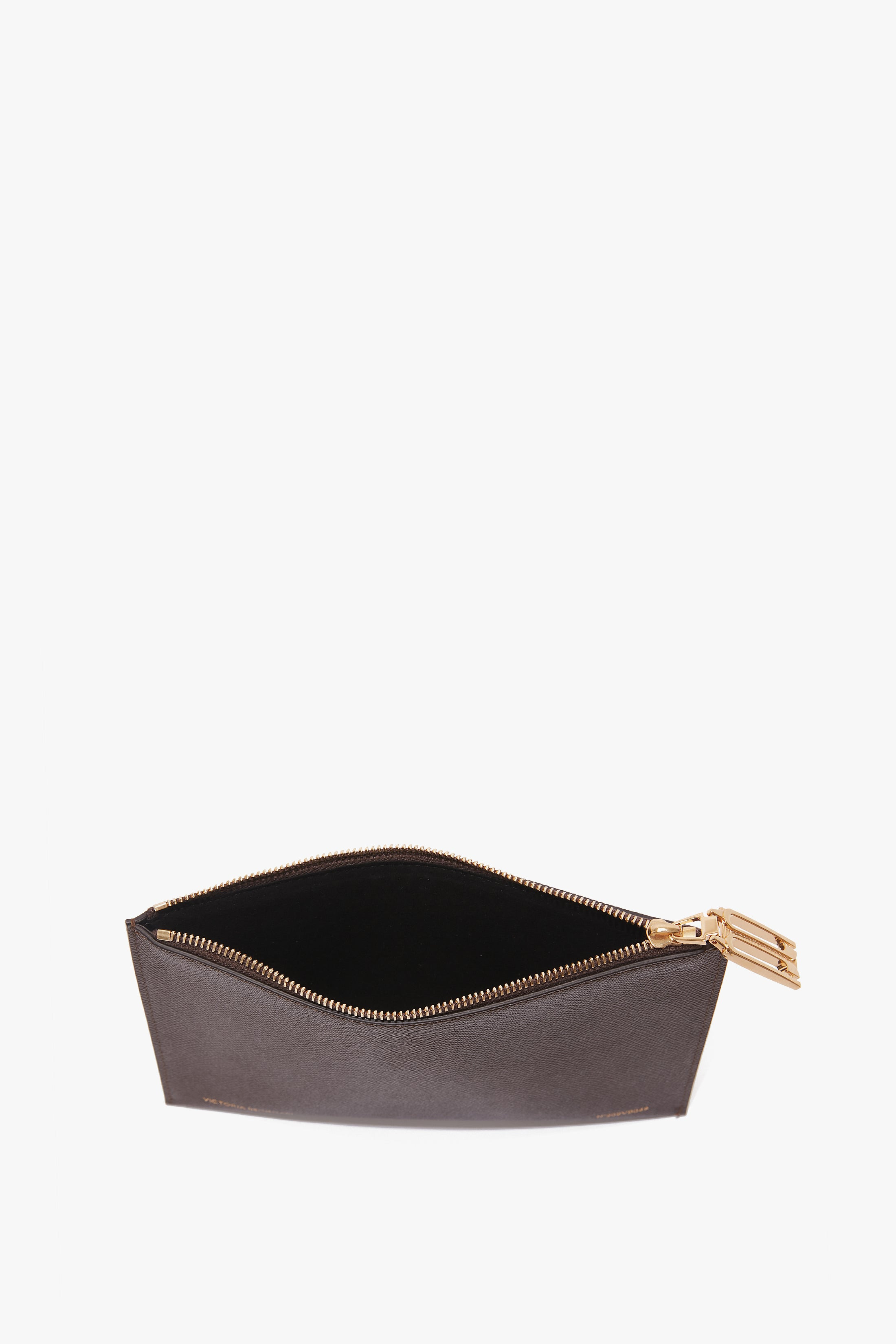 Exclusive Pochette Bag In Khaki Leather - 6