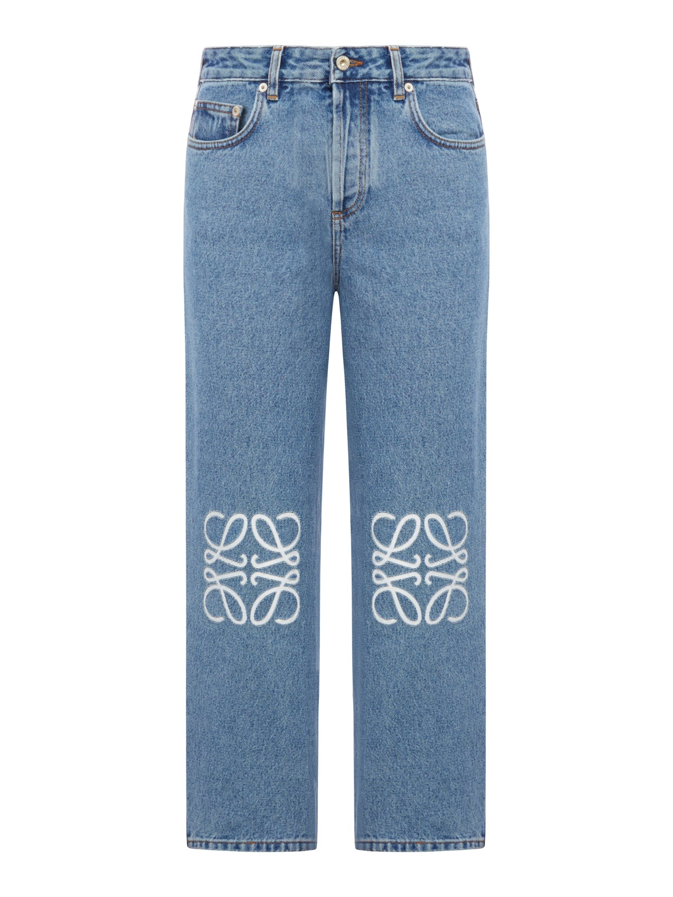 ANAGRAM CROPPED JEANS - 1