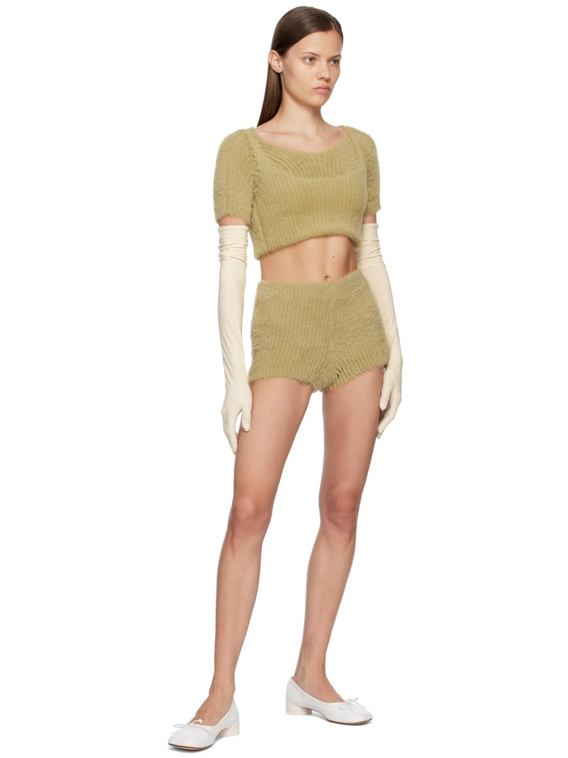 MM6 Maison Margiela Beige Modular Sweater outlook
