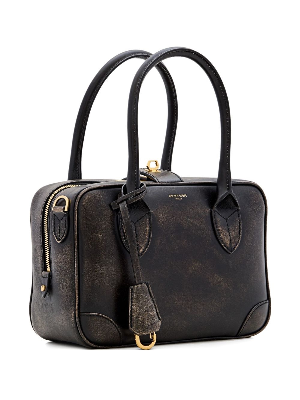 Vita top-handle leather bag - 3