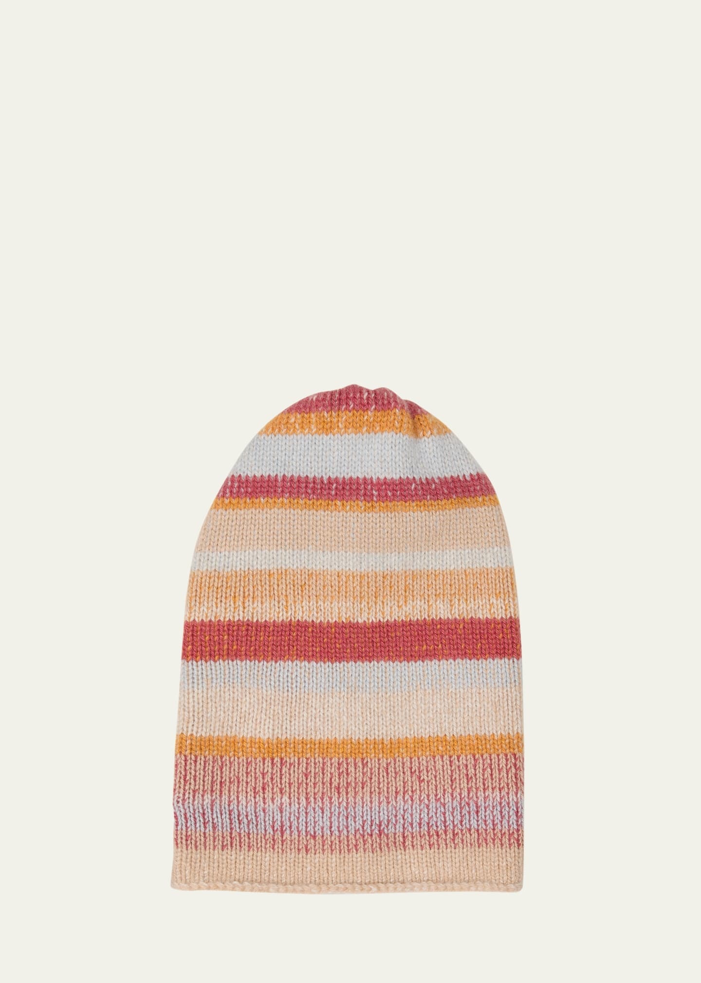 Cashmere Striped Beanie - 1