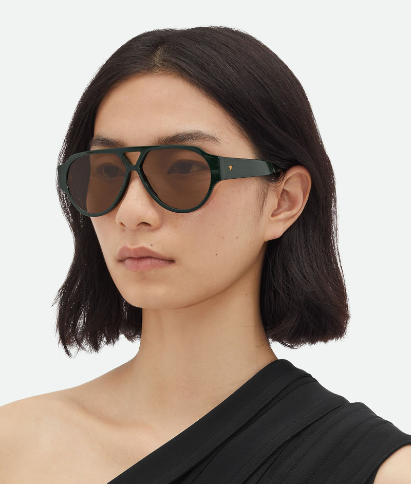 Bottega Veneta Soft Aviator Sunglasses outlook