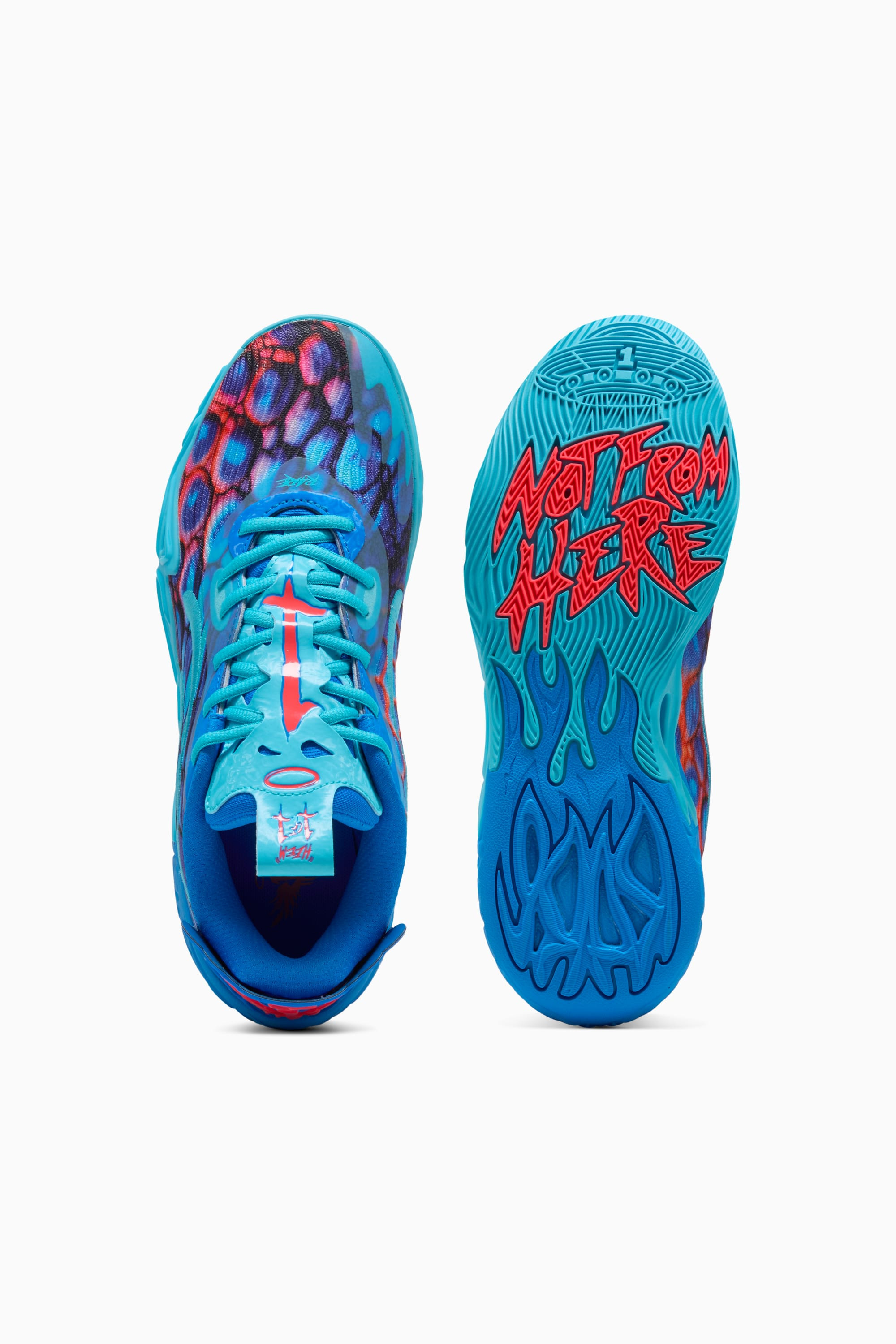 PUMA x LAMELO BALL MB.04 LO Alien Skins Men's Basketball Shoes - 6