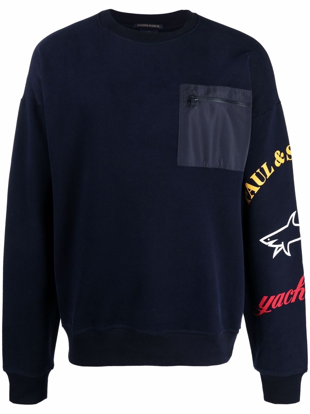 Winter Fleece Wrap logo sweatshirt - 1