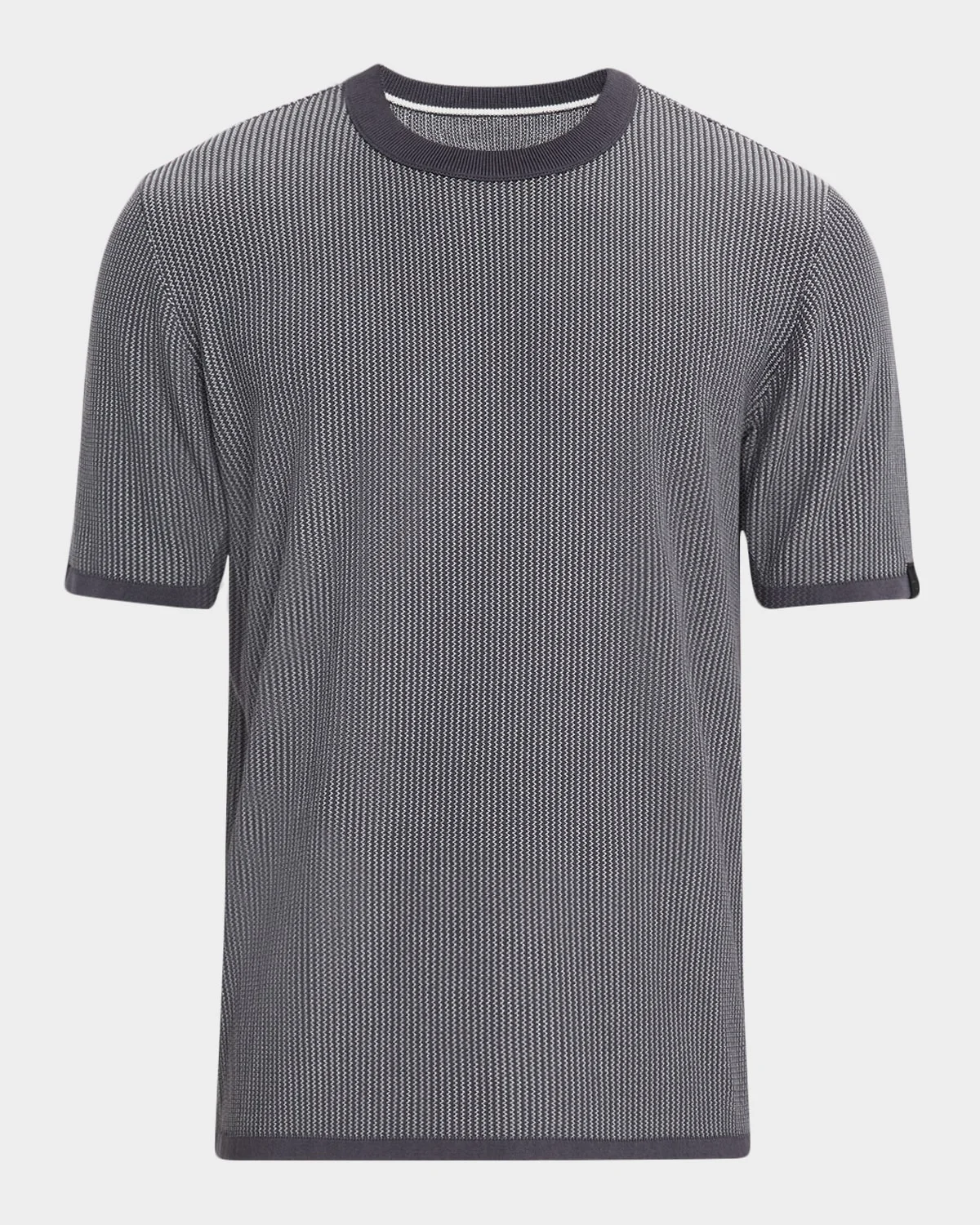 Men's Harvey Micro-Texture Crewneck T-Shirt - 1